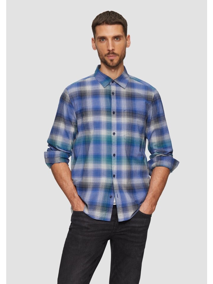 Рубашка s.Oliver Hemd langarm, синий
Рубашка s.Oliver Hemd langarm, синий