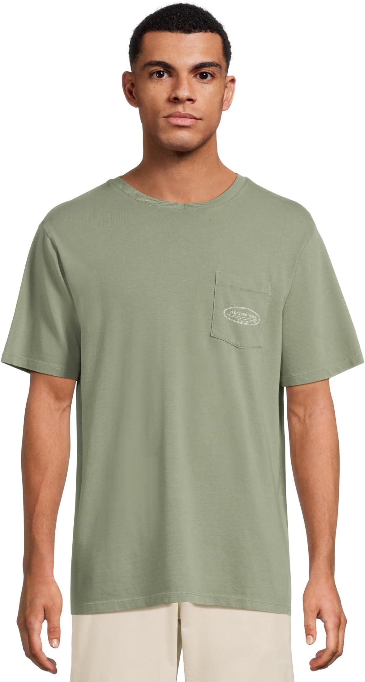 Мужская футболка с коротким рукавом и контурным логотипом Surf Vineyard Vines, Dune Grass
Мужская футболка с коротким рукавом и контурным логотипом Surf Vineyard Vines, Dune Grass