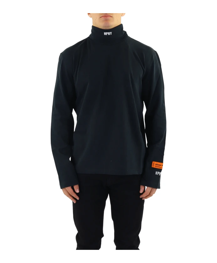 Свитер с высоким воротником и вышивкой Heron Preston, черный
Свитер с высоким воротником и вышивкой Heron Preston, черный