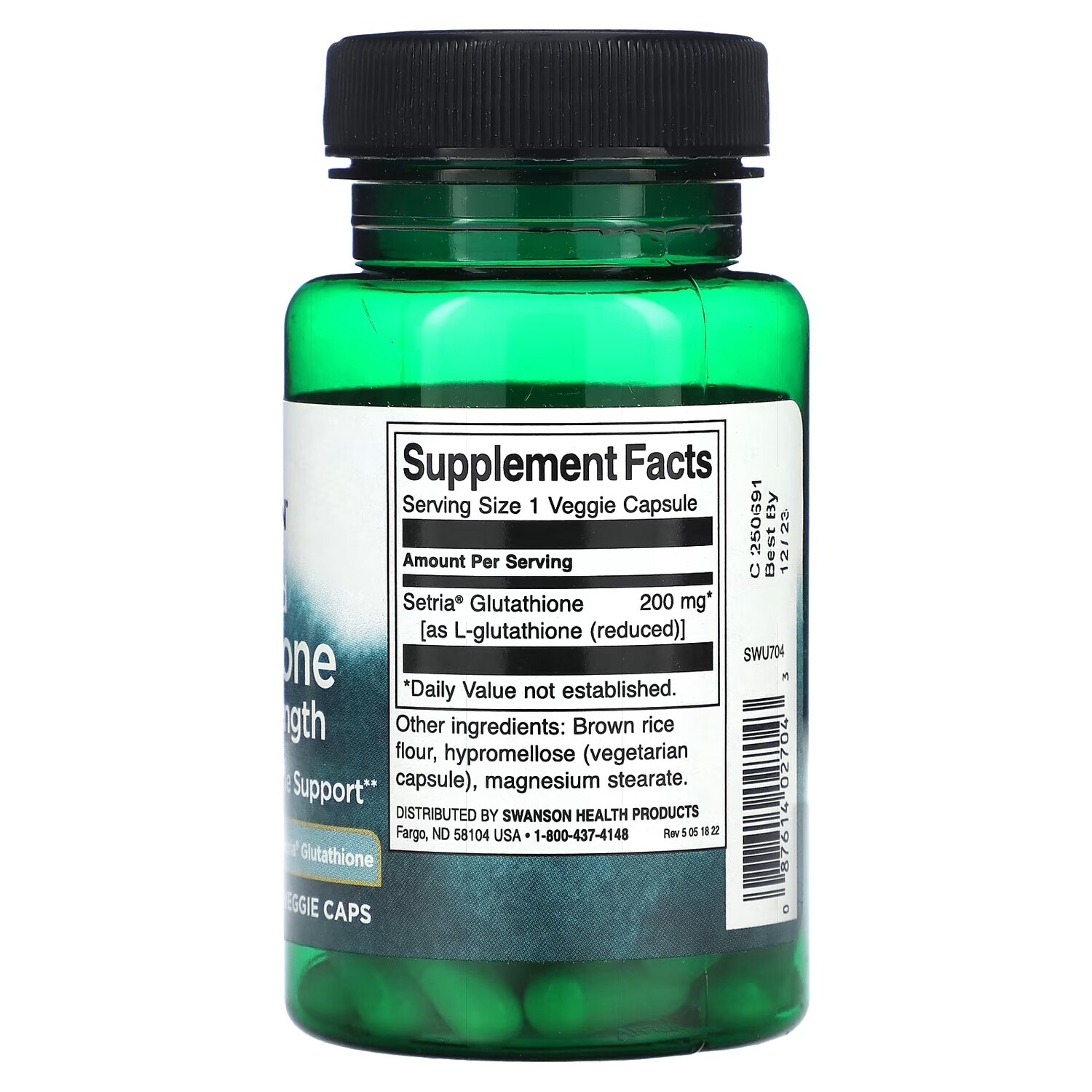 Глутатион двойного действия Swanson Reduced Glutathione Double Strength, 60 капсул
Глутатион двойного действия Swanson Reduced Glutathione Double Strength, 60 капсул