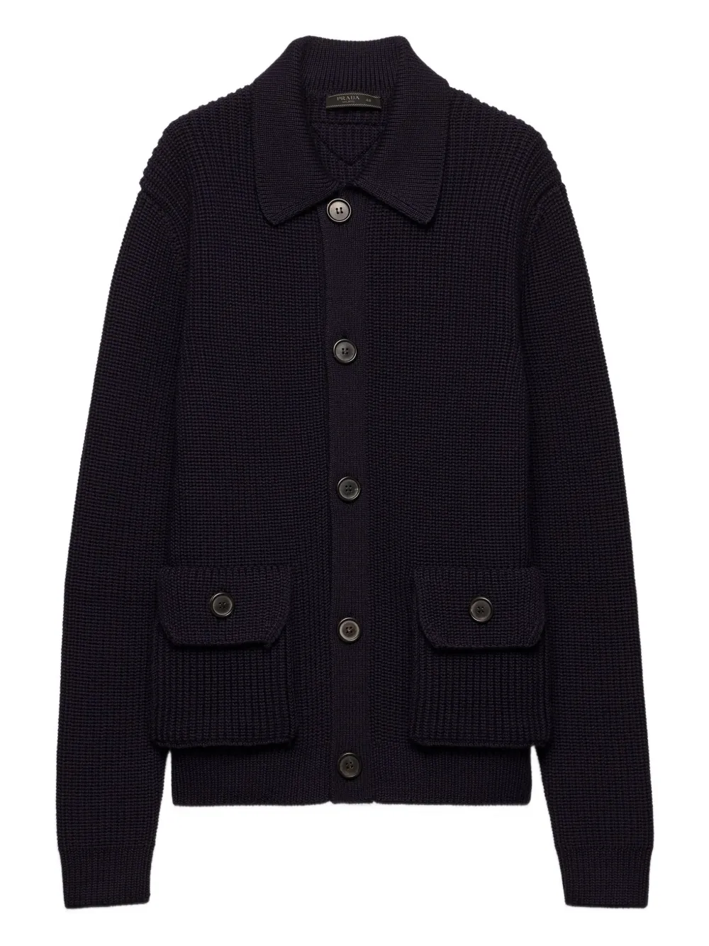 Шерстяной кардиган Prada, синий
Шерстяной кардиган Prada, синий