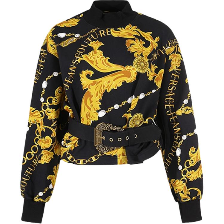 Барокко принт укороченный свитшот VERSACE JEANS COUTURE, черный
Барокко принт укороченный свитшот VERSACE JEANS COUTURE, черный