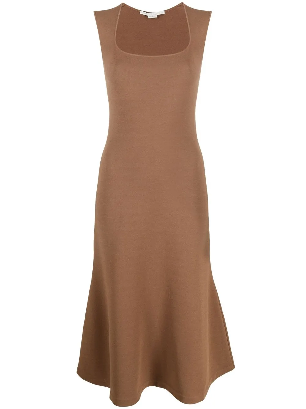 Расклешенное платье с квадратным вырезом STELLA MCCARTNEY, коричневый
Расклешенное платье с квадратным вырезом STELLA MCCARTNEY, коричневый