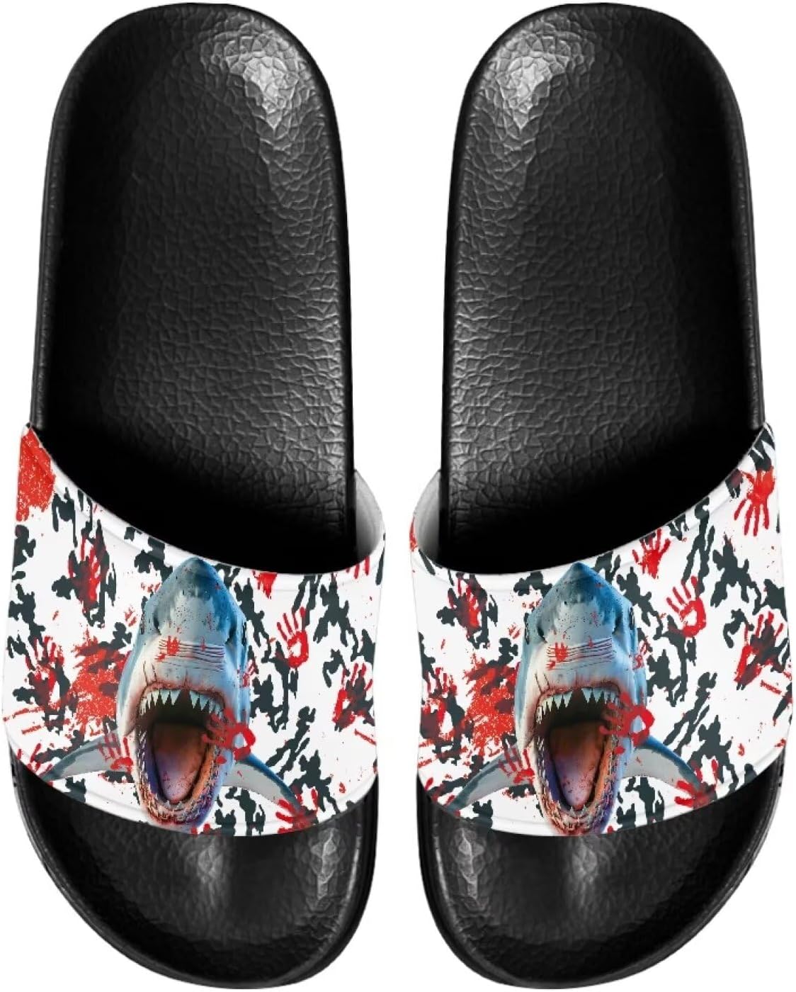 Мужские шлепанцы для душа Kathyboom, комфортные сандалии с открытым носком, нескользящие, плоские, домашние тапочки, Shark Flower
Мужские шлепанцы для душа Kathyboom, комфортные сандалии с открытым носком, нескользящие, плоские, домашние тапочки, Shark Flower