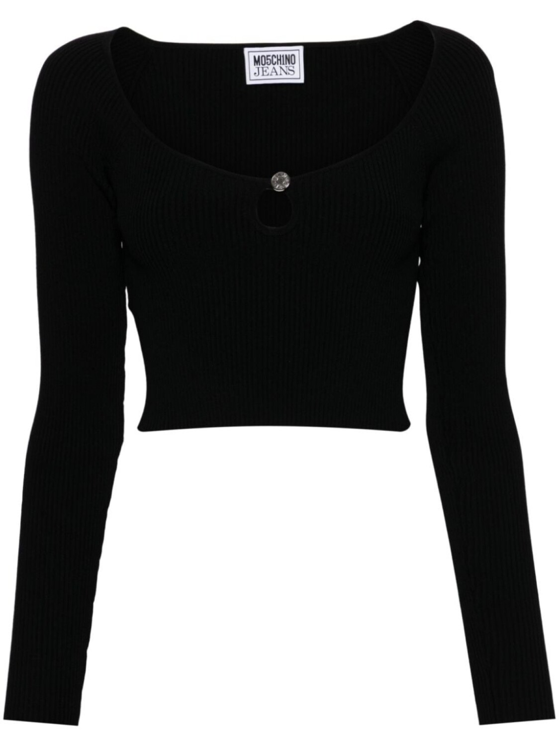 MOSCHINO JEANS топ из ребристого трикотажа, черный
MOSCHINO JEANS топ из ребристого трикотажа, черный