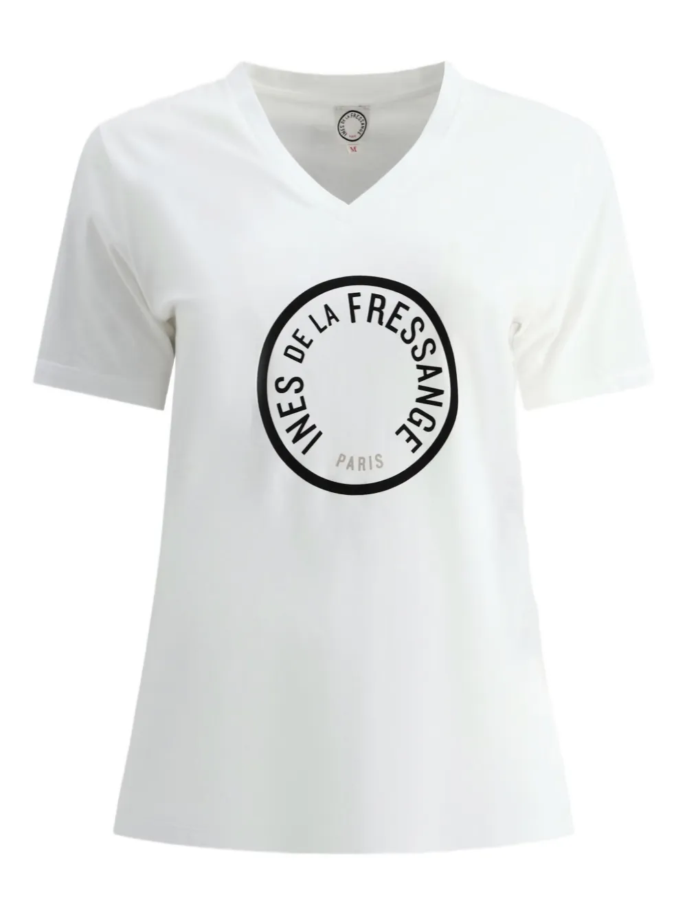 Футболка с логотипом и V-образным вырезом Ines De La Fressange, белый
Футболка с логотипом и V-образным вырезом Ines De La Fressange, белый