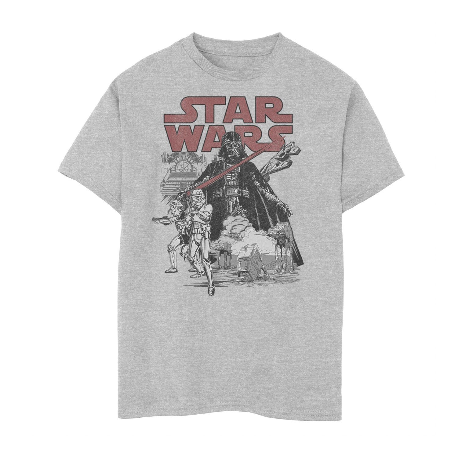 Футболка с логотипом и портретом Дарта Вейдера для мальчиков 8–20 лет Licensed Character
Футболка с логотипом и портретом Дарта Вейдера для мальчиков 8–20 лет Licensed Character