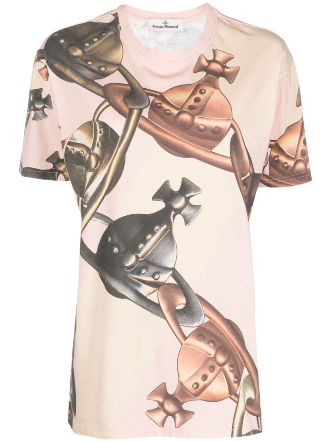 Vivienne Westwood футболка из органического хлопка с логотипом Orb, нейтральный цвет
Vivienne Westwood футболка из органического хлопка с логотипом Orb, нейтральный цвет