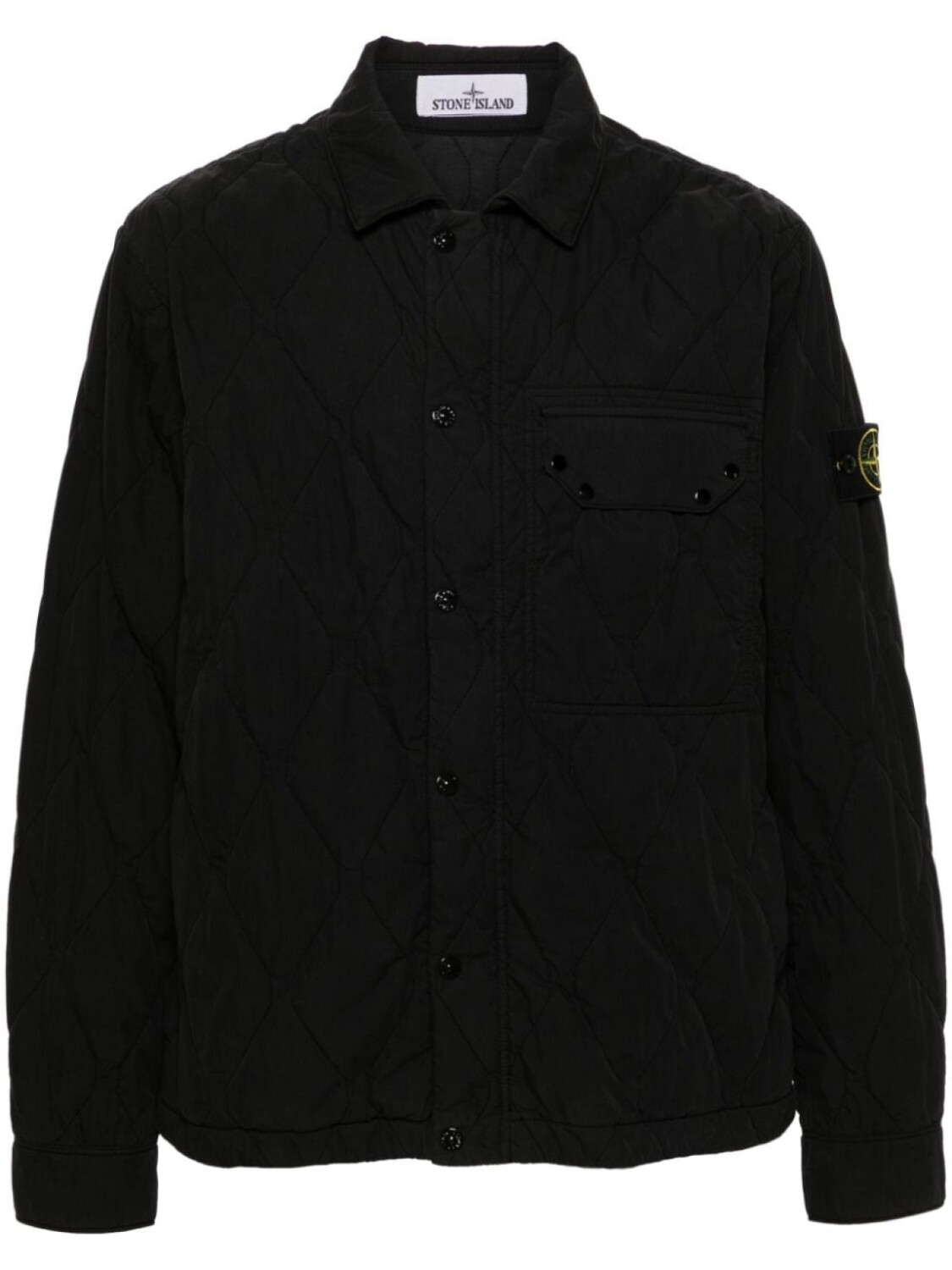 Stone Island куртка с компасом, черный 
Stone Island куртка с компасом, черный