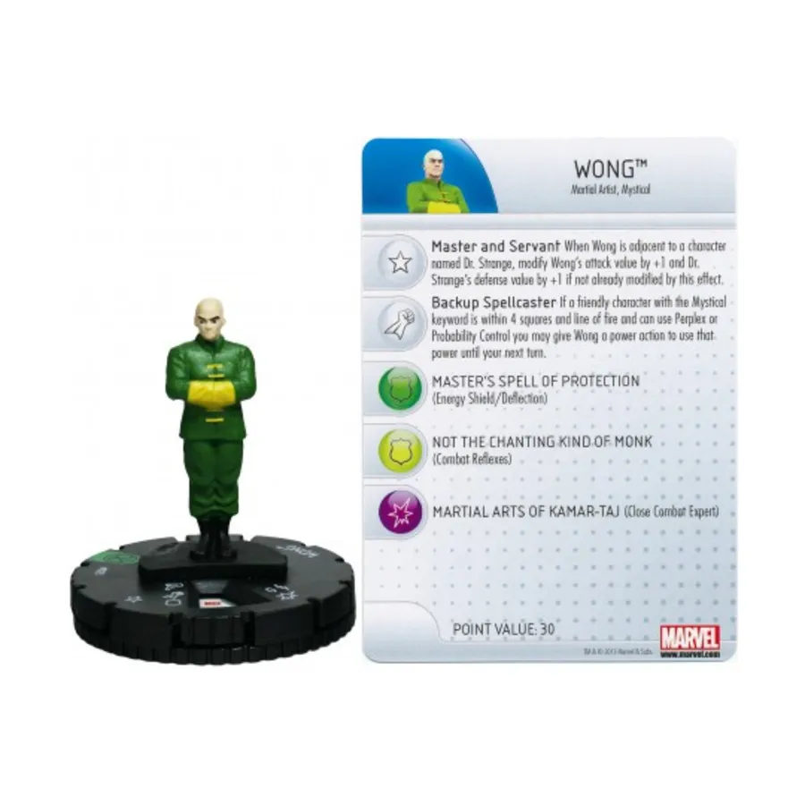 Вонг #023, Marvel HeroClix - Amazing Spider-Man - Singles
Вонг #023, Marvel HeroClix - Amazing Spider-Man - Singles