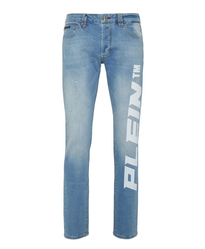 Джинсы прямого кроя Philipp Plein, синий
Джинсы прямого кроя Philipp Plein, синий