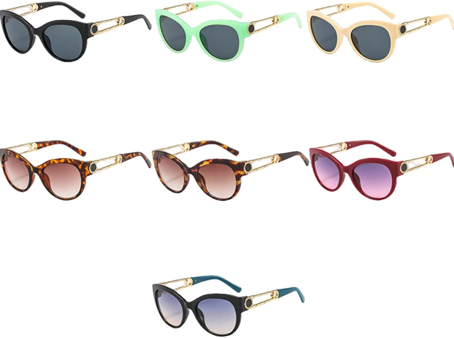 Модные круглые женские солнцезащитные очки, высококачественные мужские солнцезащитные очки «кошачий глаз», очки для вождения, защита от УФ-излучения UV400 TKKTLLT, C2
Модные круглые женские солнцезащитные очки, высококачественные мужские солнцезащитные очки «кошачий глаз», очки для вождения, защита от УФ-излучения UV400 TKKTLLT, C2