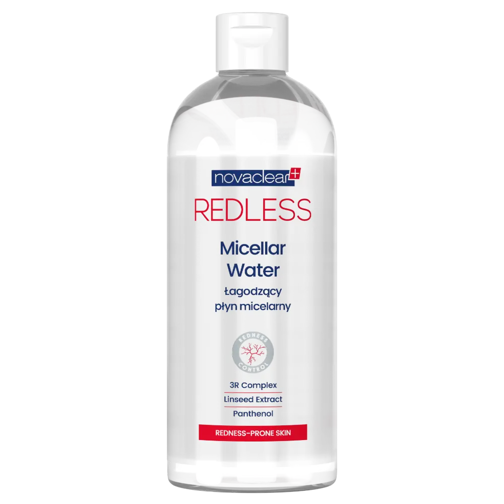 Успокаивающая мицеллярная жидкость для лица Novaclear Redless, 400 мл 
Успокаивающая мицеллярная жидкость для лица Novaclear Redless, 400 мл