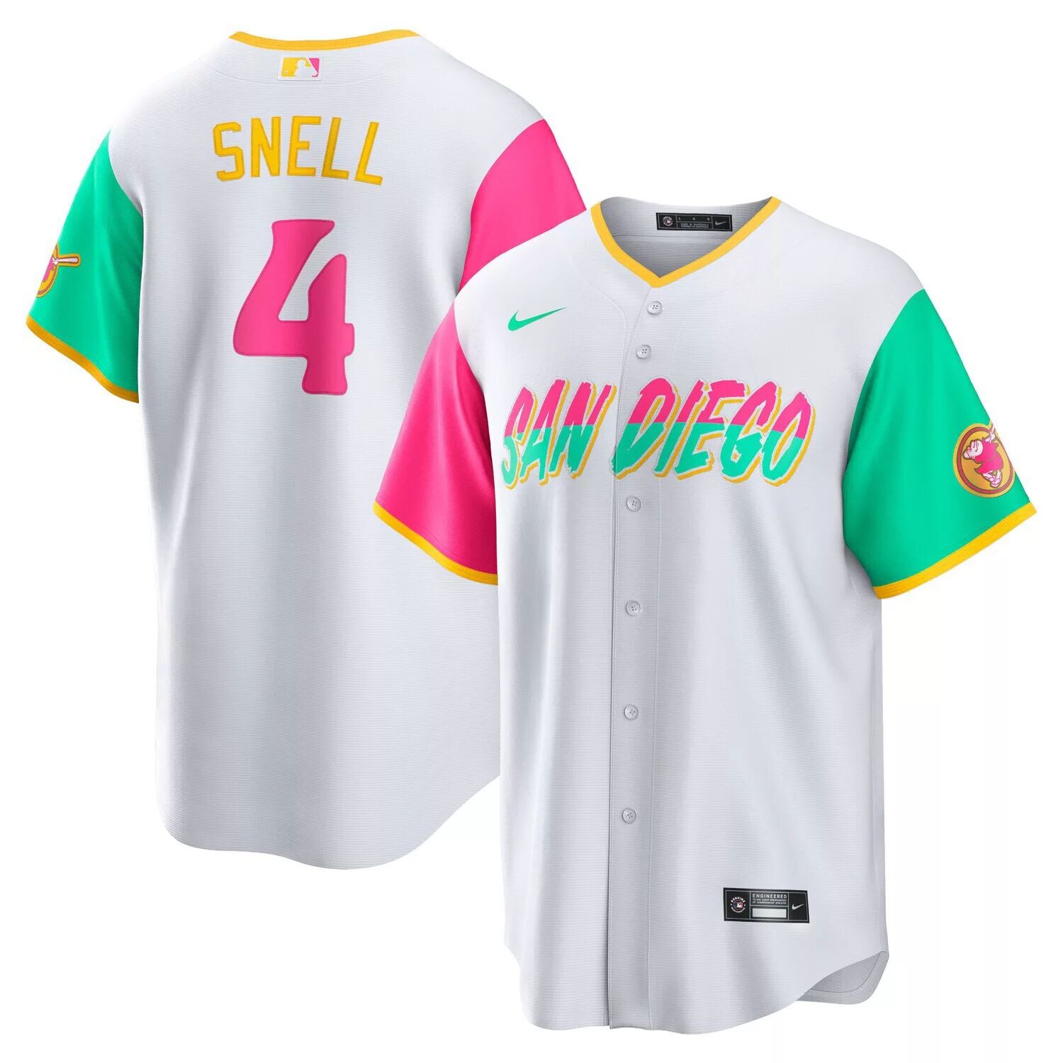 Мужская белая майка Blake Snell San Diego Padres City Connect Replica Player Nike, Белый, Мужская белая майка Blake Snell San Diego Padres City Connect Replica Player Nike
Мужская белая майка Blake Snell San Diego Padres City Connect Replica Player Nike, Белый, Мужская белая майка Blake Snell San Diego Padres City Connect Replica Player Nike