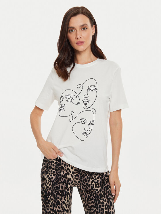 Футболка regular fit Sybil 14097370 Vila, белый
Футболка regular fit Sybil 14097370 Vila, белый