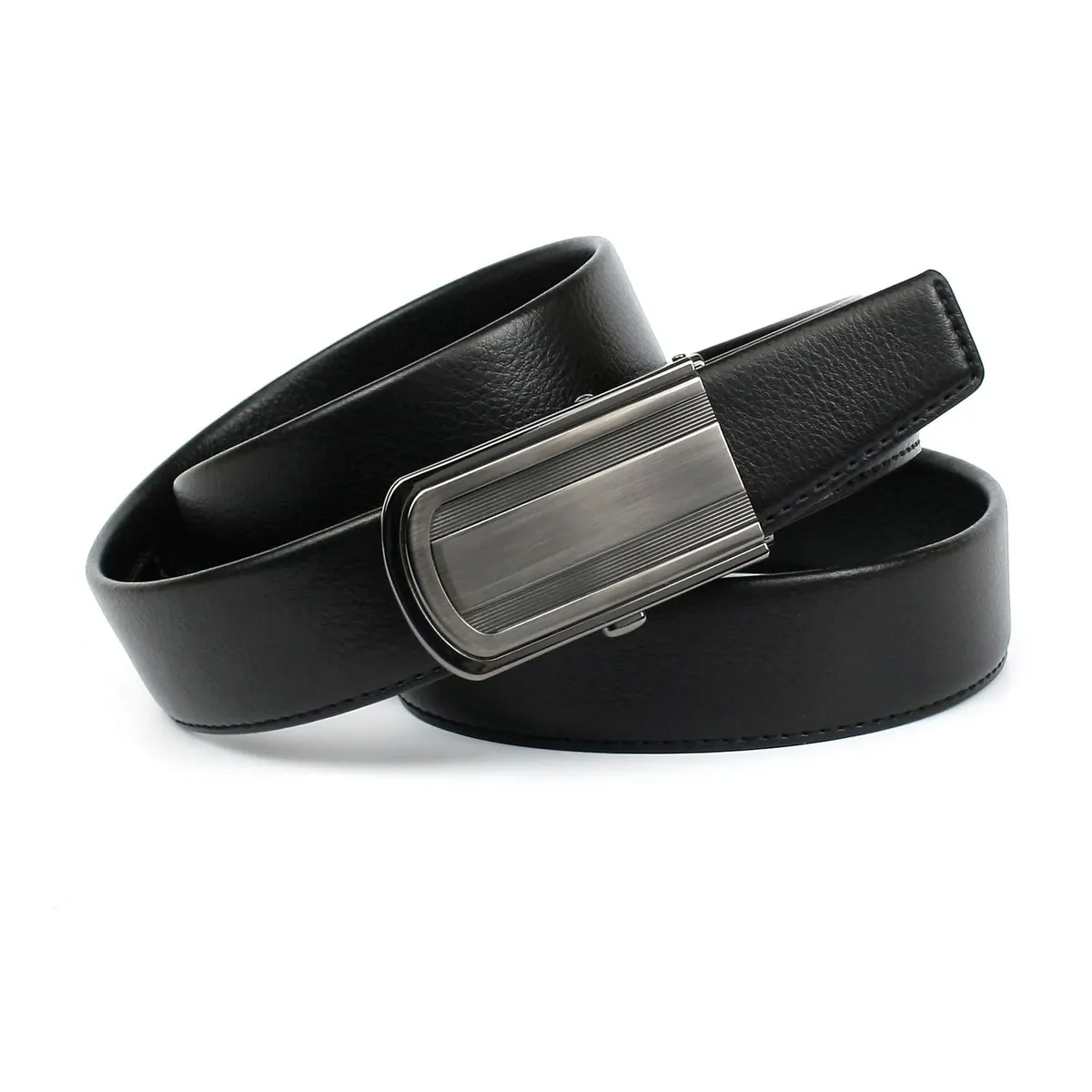 Кожаный ремень Anthoni Crown с блестящей атласной пряжкой, черный
Кожаный ремень Anthoni Crown с блестящей атласной пряжкой, черный