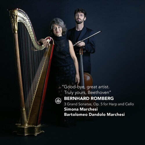 CD диск Romberg / Marchesi: Romberg: "Good bye, great artist. Truly yours, Beethoven" - 3 Grand Sonatas, Op. 5 for Harp & Cello
CD диск Romberg / Marchesi: Romberg: "Good bye, great artist. Truly yours, Beethoven" - 3 Grand Sonatas, Op. 5 for Harp & Cello