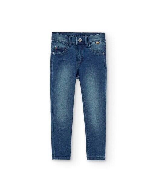 Джинсы для мальчика с застежкой на пуговицы и карманами Boboli, черный
Джинсы для мальчика с застежкой на пуговицы и карманами Boboli, черный