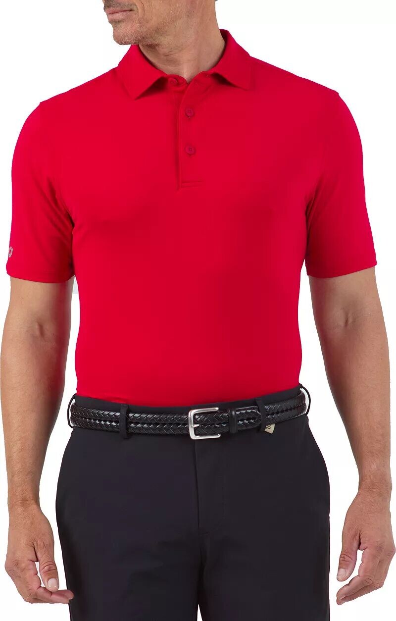 Мужская футболка-поло для гольфа Ibkul Modern Fit, красный 
Мужская футболка-поло для гольфа Ibkul Modern Fit, красный