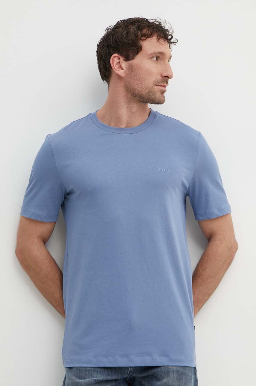 Хлопковая футболка BOSS, синий
Хлопковая футболка BOSS, синий