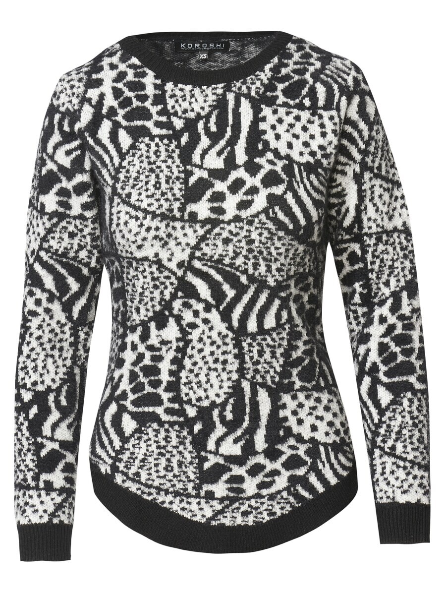 Свитер Koroshi, черный/белый
Свитер Koroshi, черный/белый