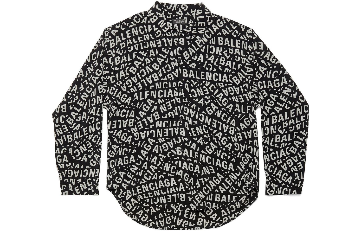Рубашка мужская Balenciaga с плотным принтом, черный
Рубашка мужская Balenciaga с плотным принтом, черный