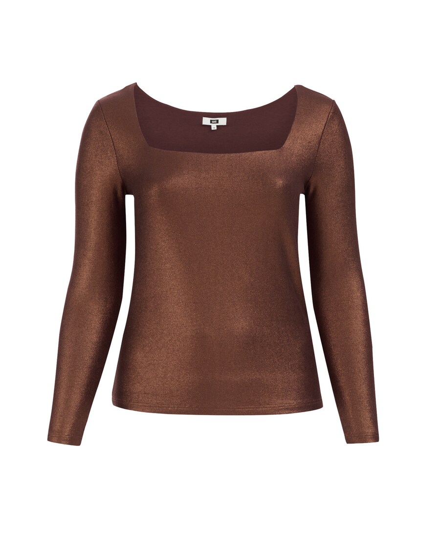 Рубашка WE Fashion, темно-коричневый 
Рубашка WE Fashion, темно-коричневый