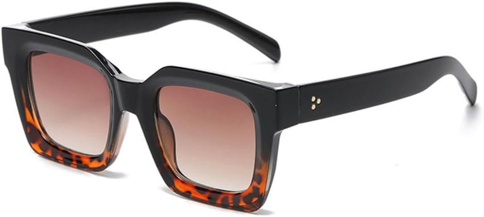 Винтажные мужские солнцезащитные очки Rivets, модные солнцезащитные очки с защитой от УФ-излучения UV400, женские солнцезащитные очки с градиентным покрытием, цвет «Черный леопард», один размер TYUVIVO, Black Leopard Tea
Винтажные мужские солнцезащитные очки Rivets, модные солнцезащитные очки с защитой от УФ-излучения UV400, женские солнцезащитные очки с градиентным покрытием, цвет «Черный леопард», один размер TYUVIVO, Black Leopard Tea