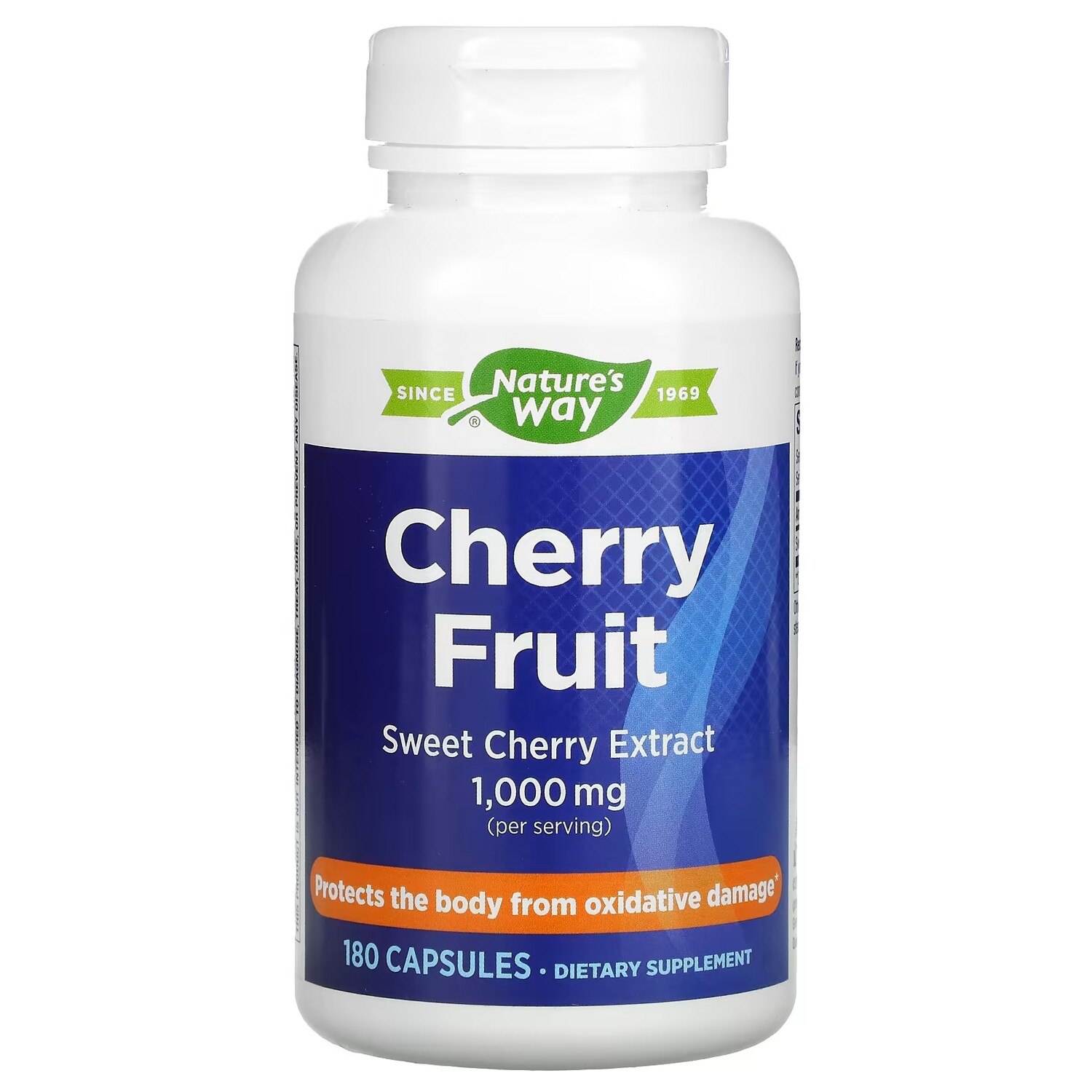 Добавка Nature's Way Cherry Fruit Sweet Cherry Extract 1000 мг
Добавка Nature's Way Cherry Fruit Sweet Cherry Extract 1000 мг