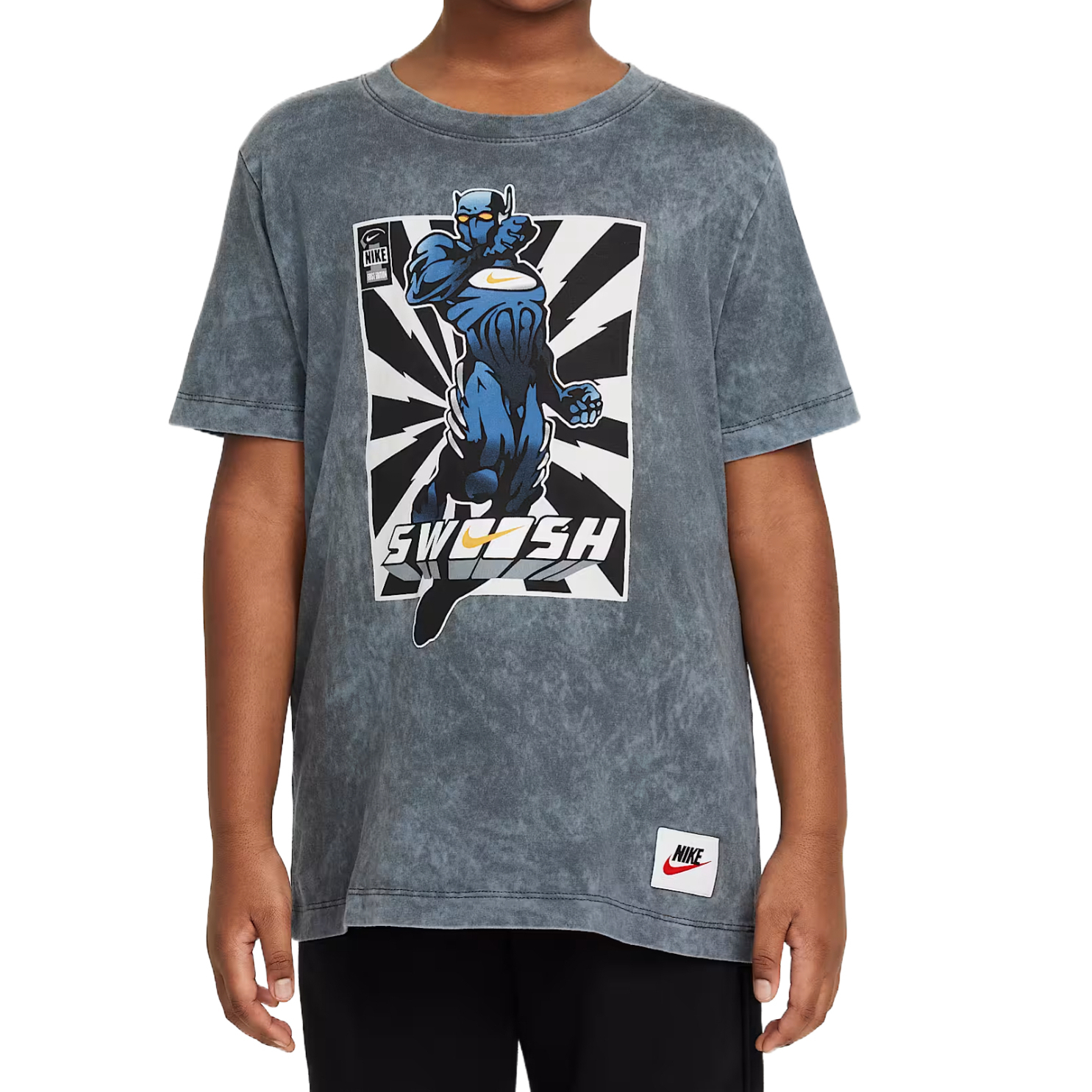 Nike Футболка спортивная Swooshman Coal Black для подростков, Черный, Nike Футболка спортивная Swooshman Coal Black для подростков
Nike Футболка спортивная Swooshman Coal Black для подростков, Черный, Nike Футболка спортивная Swooshman Coal Black для подростков