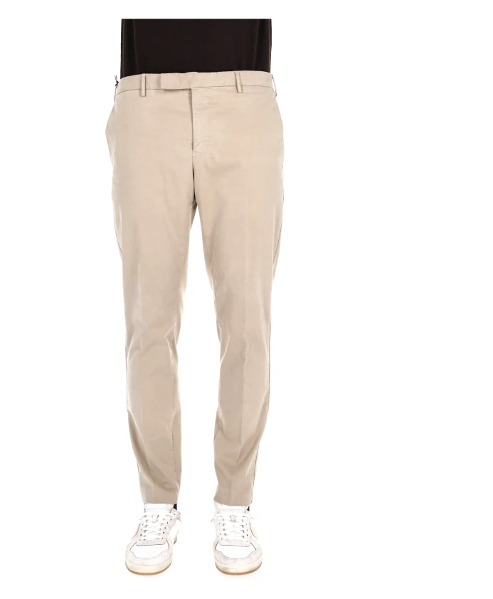 Брюки из хлопчатобумажной саржи, зауженный крой. Pt Torino, бежевый
Брюки из хлопчатобумажной саржи, зауженный крой. Pt Torino, бежевый