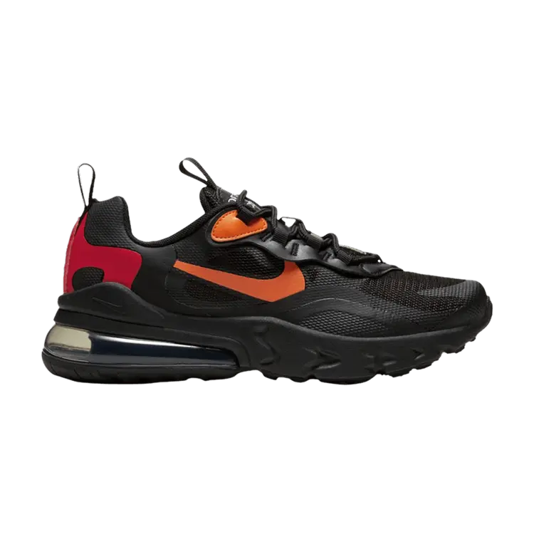 Кроссовки Nike Air Max 270 React GS 'Black Magma Orange', черный
Кроссовки Nike Air Max 270 React GS 'Black Magma Orange', черный