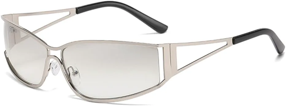 Модные ретро-солнцезащитные очки в стиле Y2K для женщин, классические панк-солнцезащитные очки с защитой от солнца UV400 для мужчин и женщин KTUCN, Silver
Модные ретро-солнцезащитные очки в стиле Y2K для женщин, классические панк-солнцезащитные очки с защитой от солнца UV400 для мужчин и женщин KTUCN, Silver