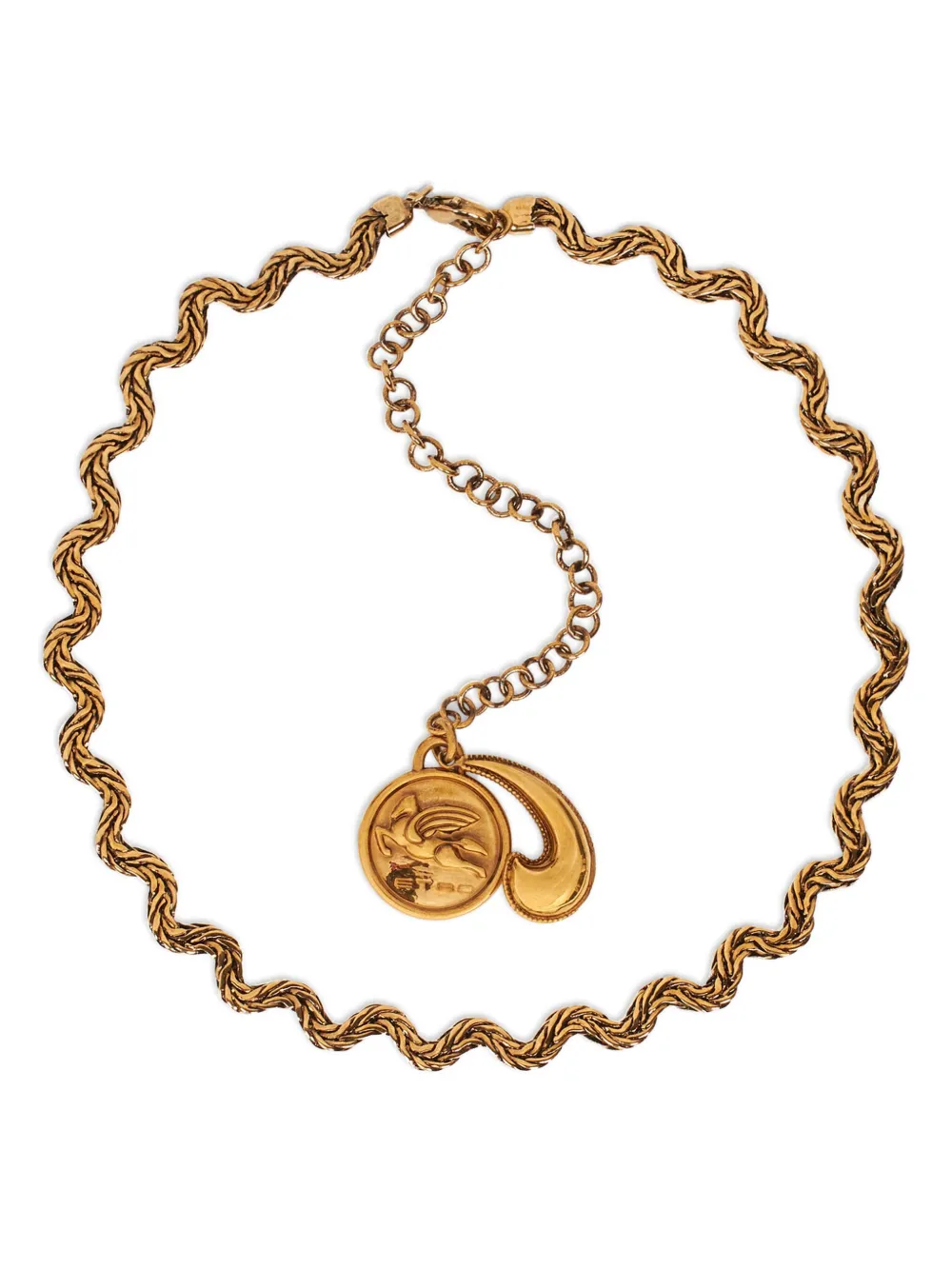 Цепочка на шею с логотипом ETRO, золотой
Цепочка на шею с логотипом ETRO, золотой