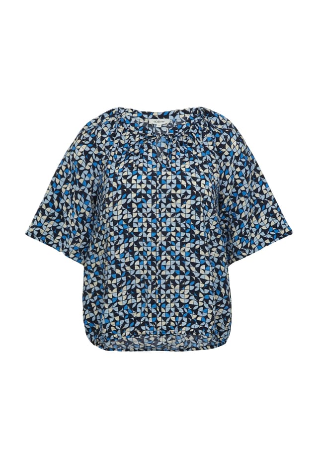 Блузка с короткими рукавами S.Oliver, синий
Блузка с короткими рукавами S.Oliver, синий