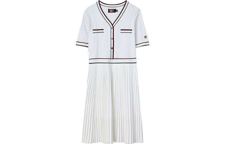 Платье с короткими рукавами женское белое Fila
Платье с короткими рукавами женское белое Fila