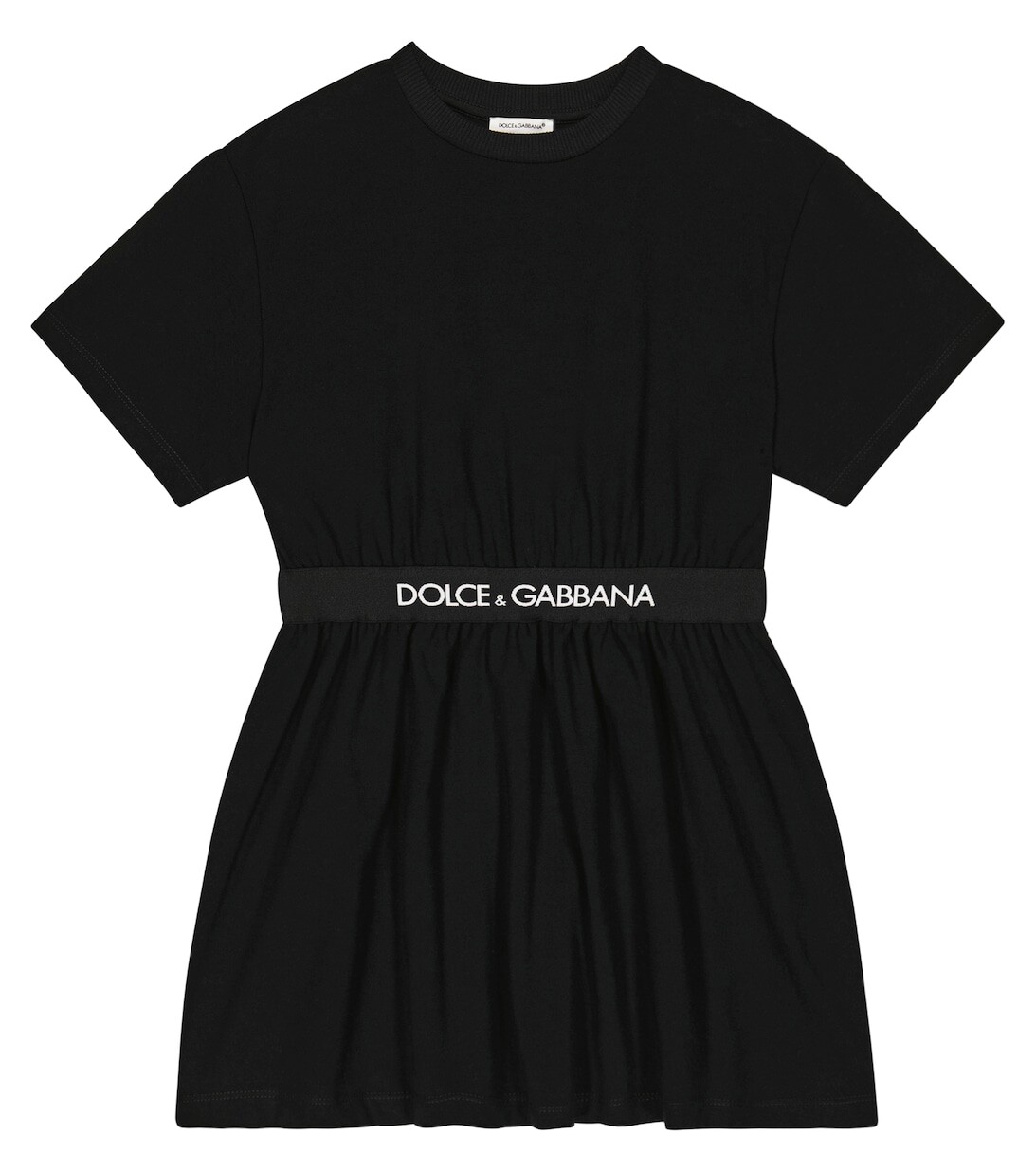 Платье из смесового хлопка с логотипом Dolce&Gabbana, черный
Платье из смесового хлопка с логотипом Dolce&Gabbana, черный