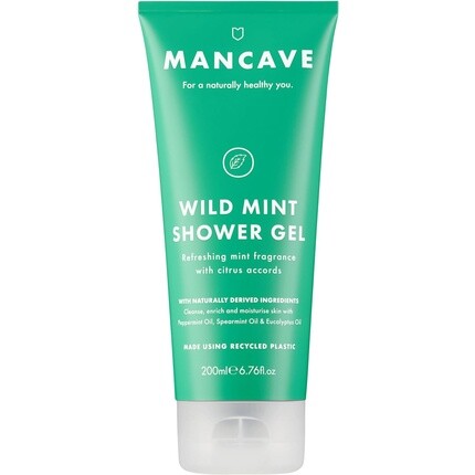 Гель для душа ManCave Wild Mint 200 мл с маслом лимона, перечной мяты и эвкалипта
Гель для душа ManCave Wild Mint 200 мл с маслом лимона, перечной мяты и эвкалипта