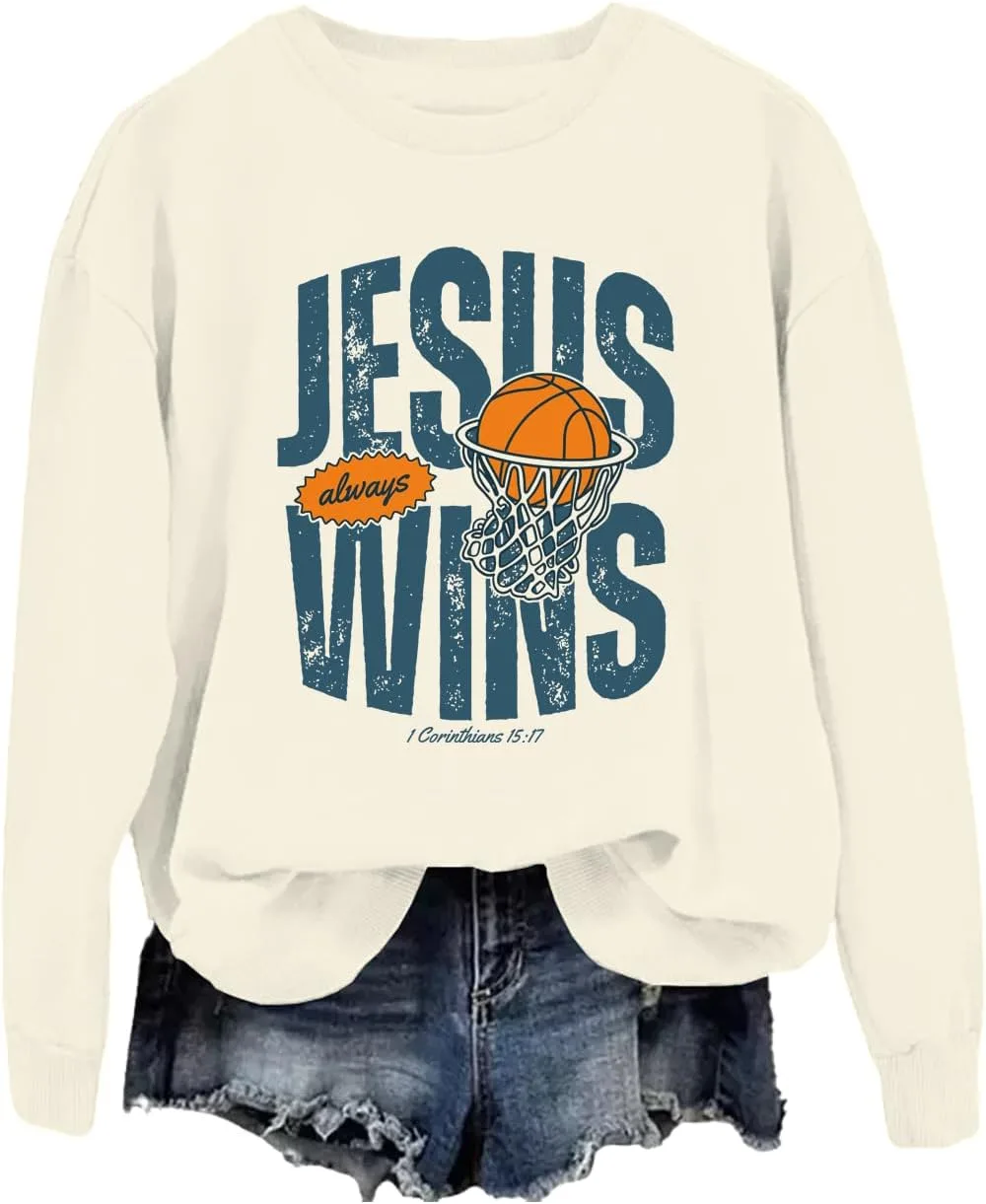 Толстовка Christian Basketball Hoodies Jesus Always Wins Phncal
Толстовка Christian Basketball Hoodies Jesus Always Wins Phncal