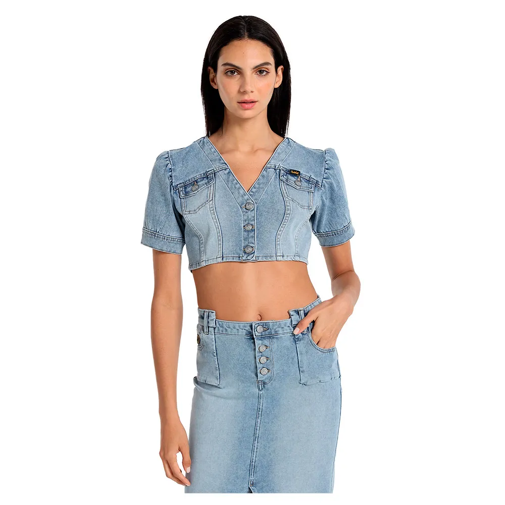 Футболка Lois Jeans 10958 short sleeve v neck, синий
Футболка Lois Jeans 10958 short sleeve v neck, синий