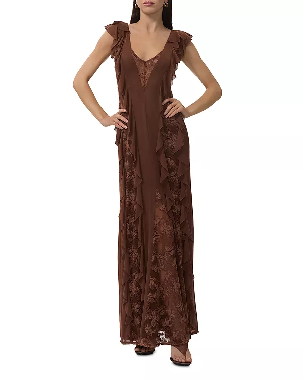 Платье макси Триста Afrm, коричневый
Платье макси Триста Afrm, коричневый