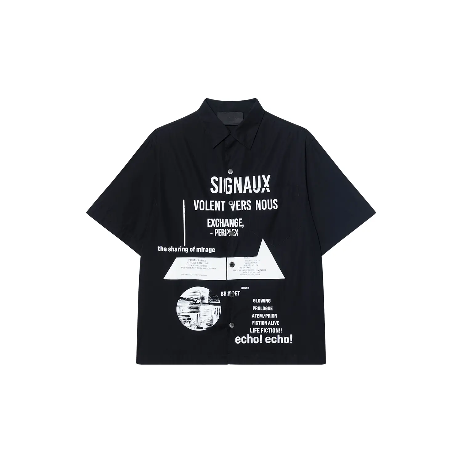 PRADA Мужская черная рубашка
PRADA Мужская черная рубашка