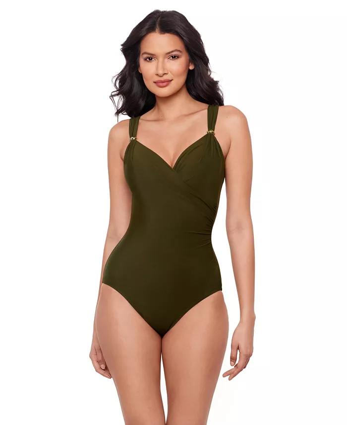 Женский слитный купальник Razzle Dazzle Siren DD Miraclesuit, зеленый 
Женский слитный купальник Razzle Dazzle Siren DD Miraclesuit, зеленый