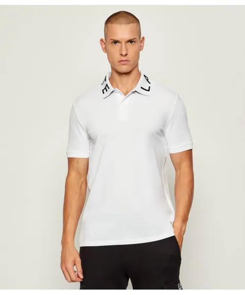 Футболка поло Slim fit Lacoste, белый 
Футболка поло Slim fit Lacoste, белый