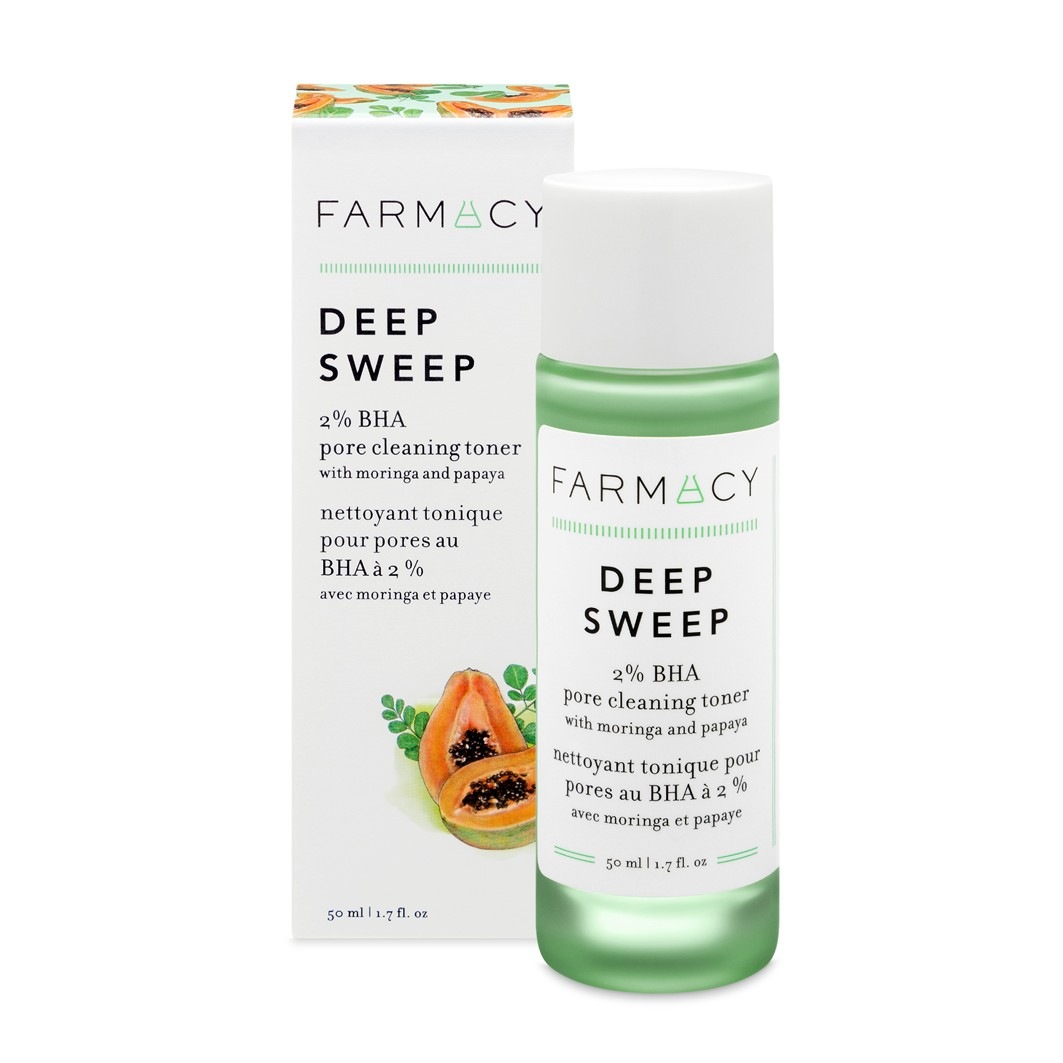 Тоник для лица deep sweep 2% bha pore cleaning Farmacy, объем 50 мл
Тоник для лица deep sweep 2% bha pore cleaning Farmacy, объем 50 мл
