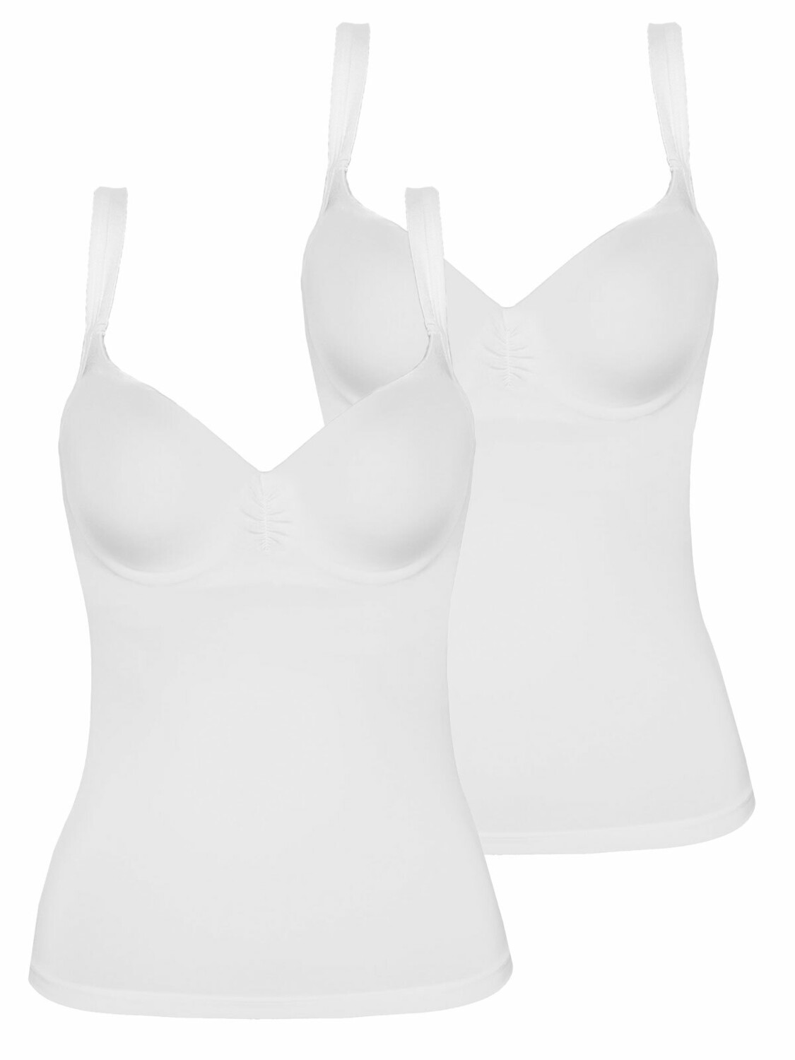 Майка Viania 2er Pack BH Hemd Basic, цвет weiss weiss
Майка Viania 2er Pack BH Hemd Basic, цвет weiss weiss