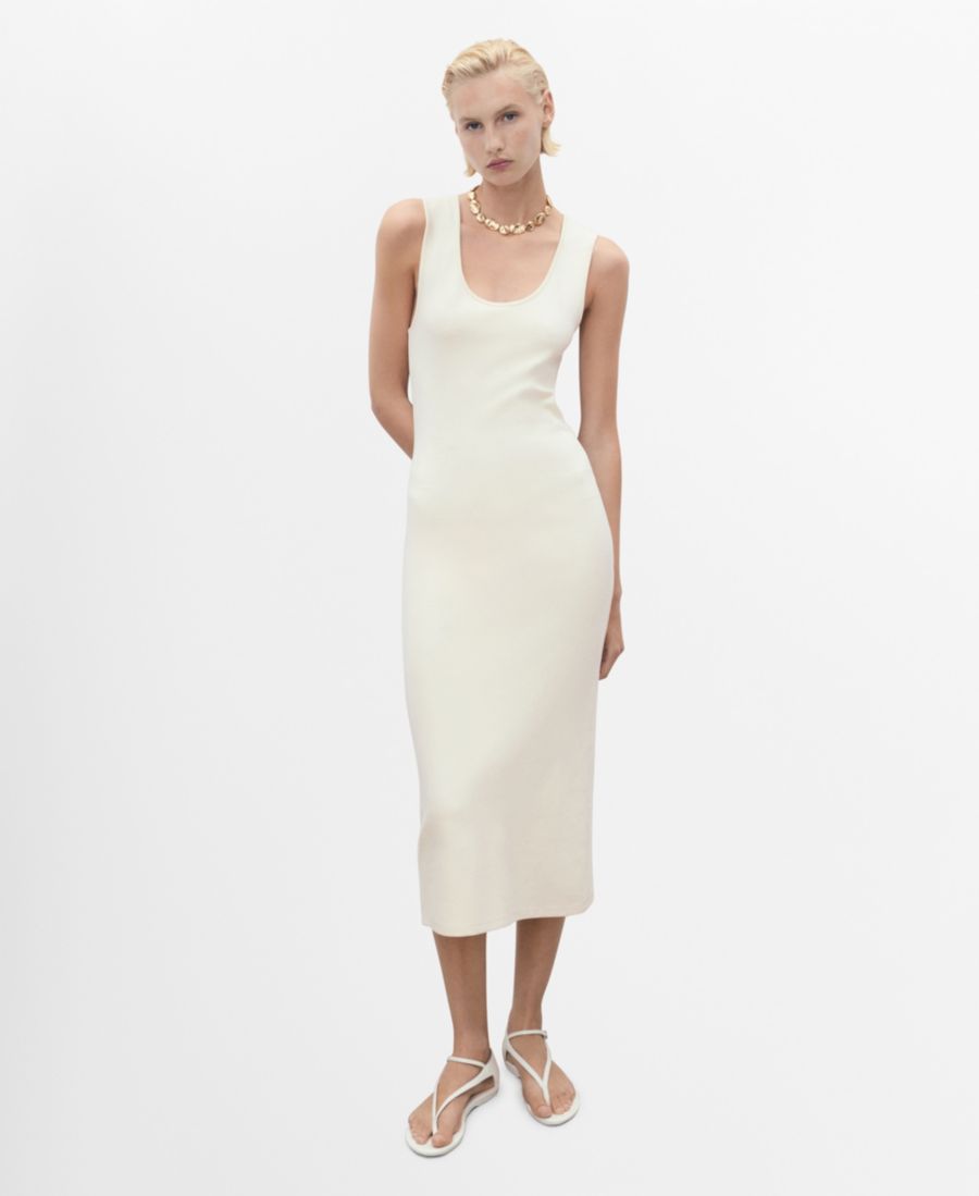 Женское приталенное платье миди MANGO, Ecru
Женское приталенное платье миди MANGO, Ecru
