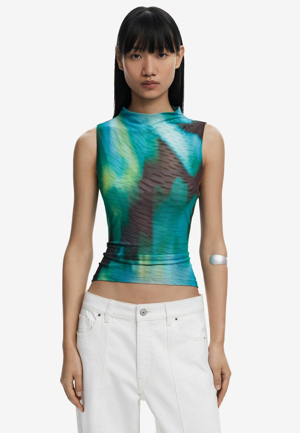 Топ GRADIENT Desigual, зеленый 
Топ GRADIENT Desigual, зеленый