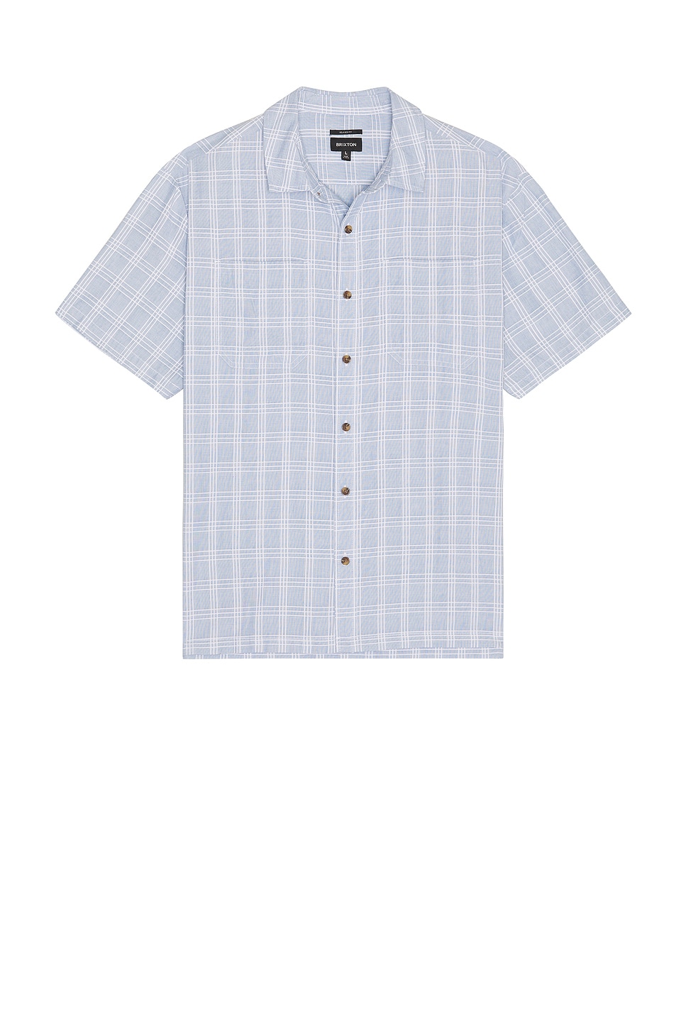 Рубашка с короткими рукавами и расслабленным кроем в клетку Cru oxford Brixton, light blue & white plaid
Рубашка с короткими рукавами и расслабленным кроем в клетку Cru oxford Brixton, light blue & white plaid