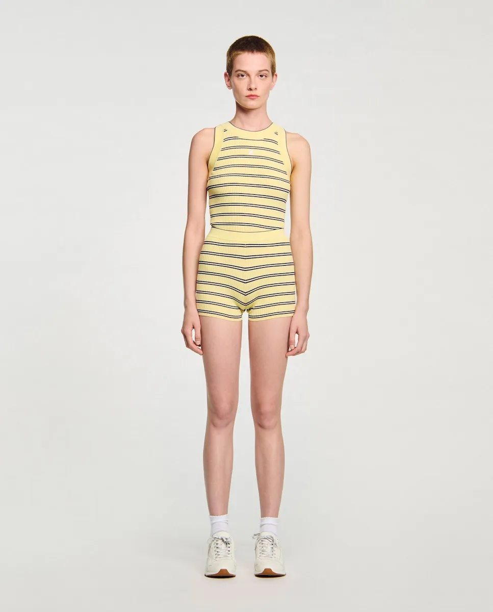 Женские шорты в полоску Sandro, желтый
Женские шорты в полоску Sandro, желтый